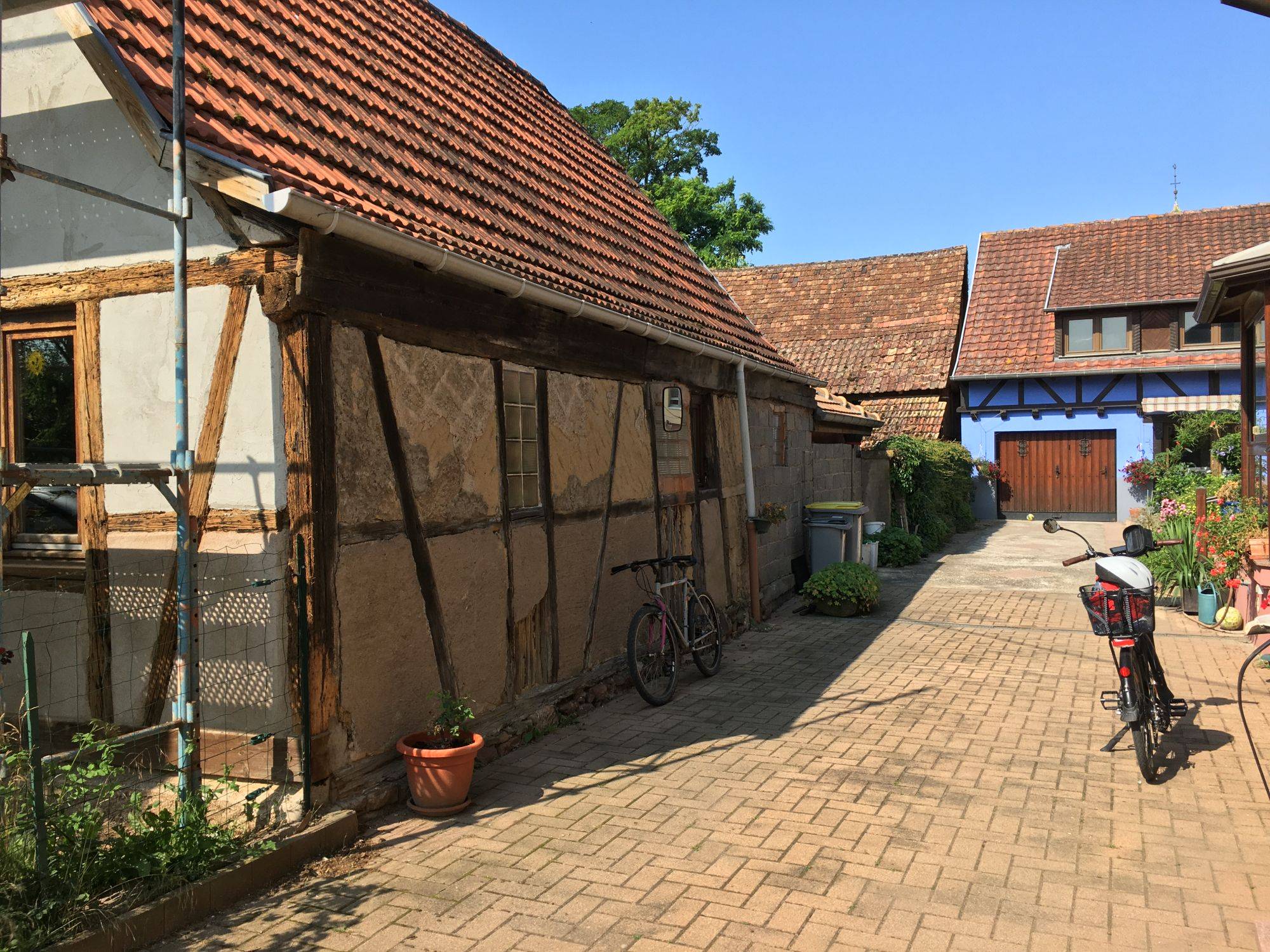 Redressement, isolation et mise à neuf d&#8217;une façade en colombage à Valff Sélestat 0