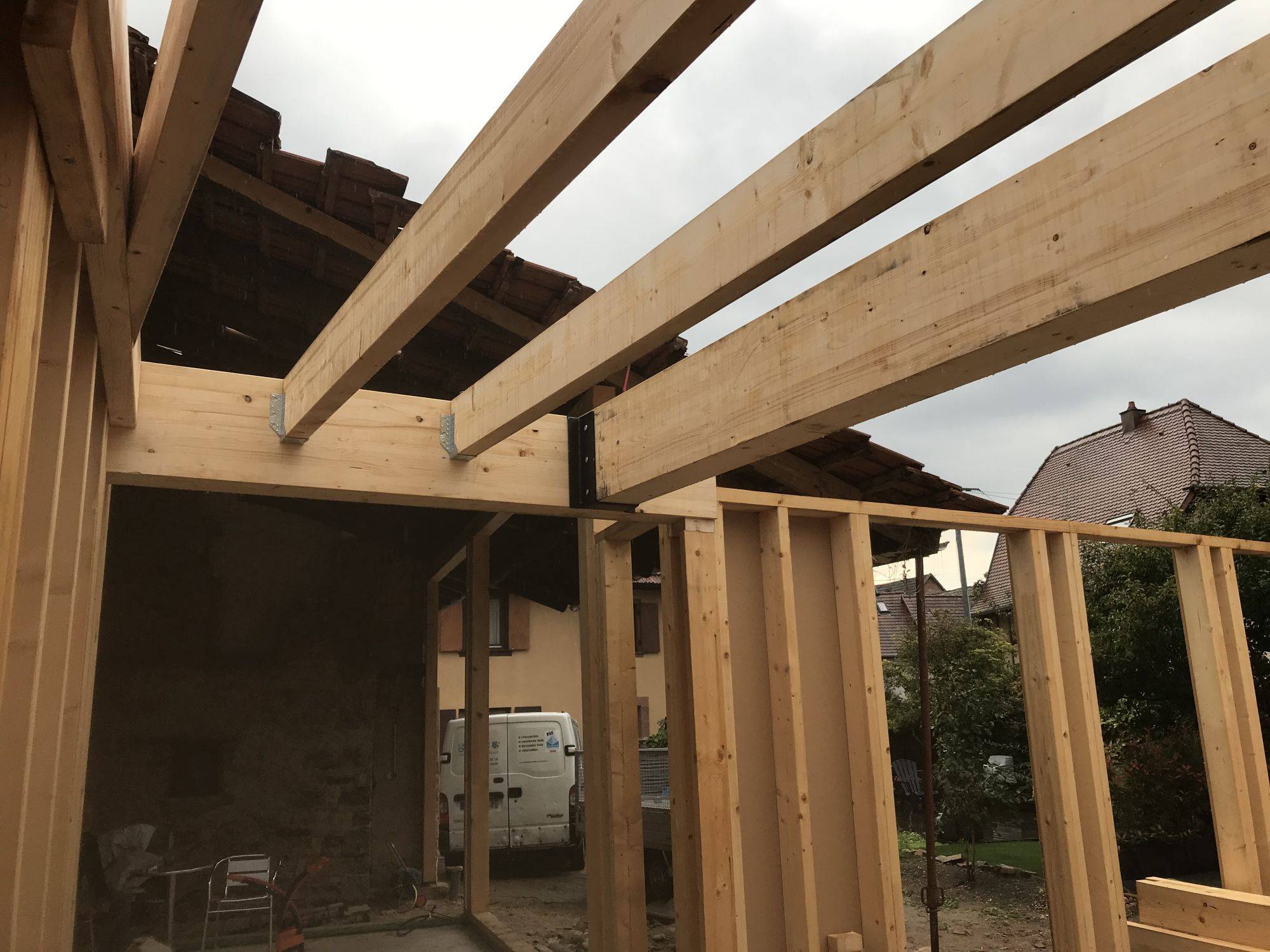 Construction d&#8217;une maison ossature bois à Obernai Erstein 3